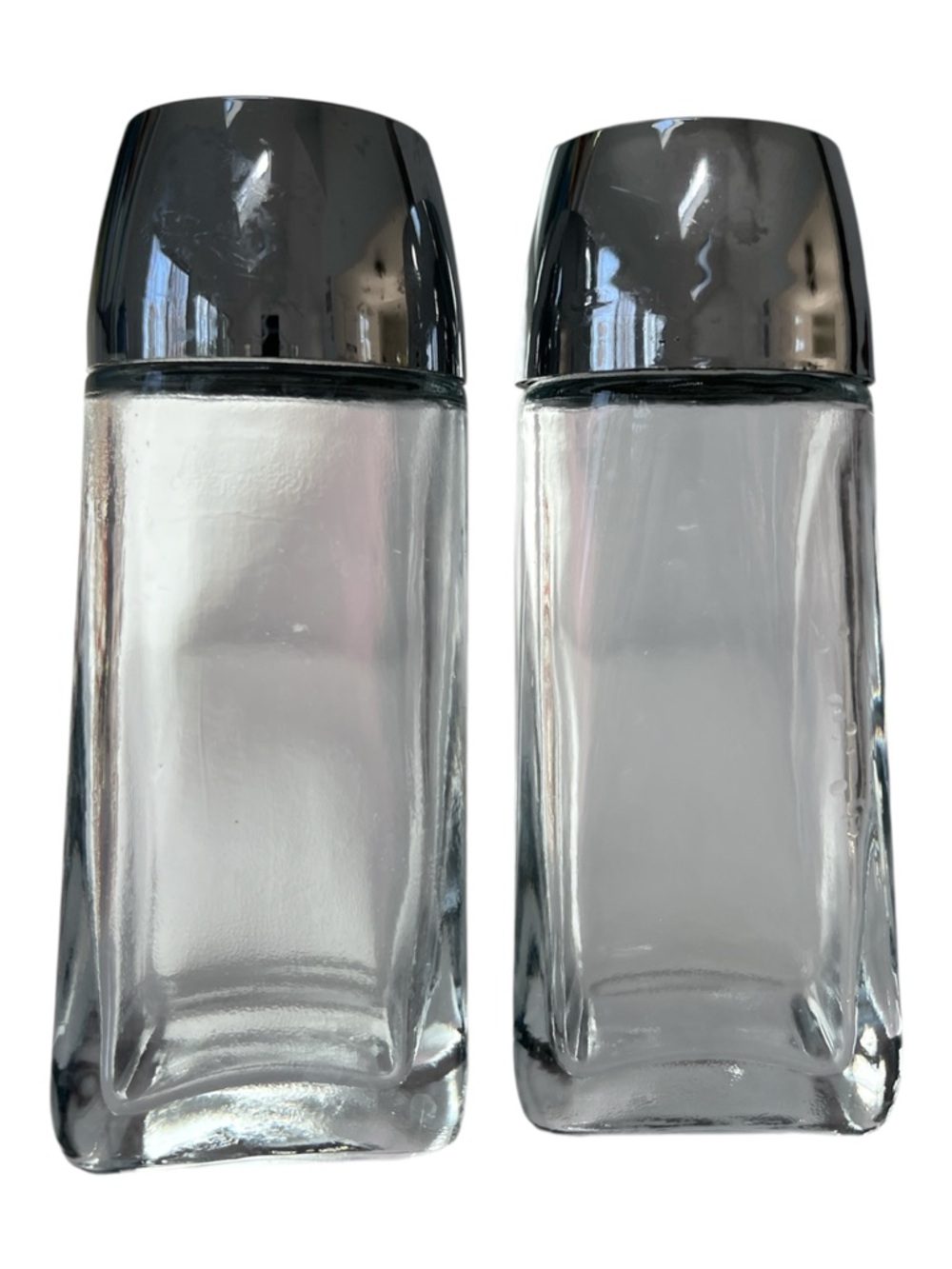 Anchor Hocking Vintage Glass Salt & Pepper Shakers